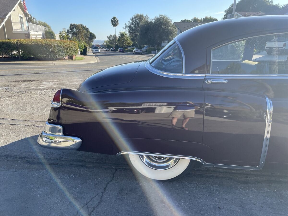 1950 cadillac 61 sedan red standard series 61