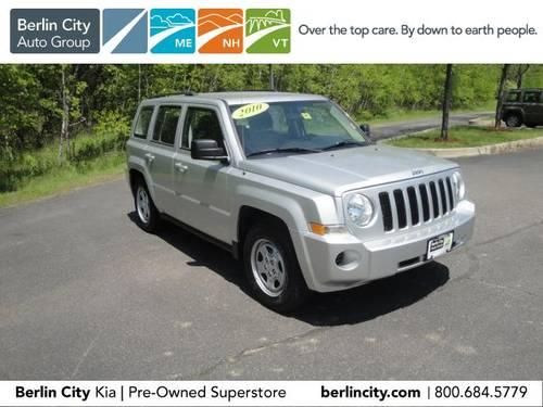 2010 jeep patriot up sport utility 4x4 sport for sale in saint george, vermont
