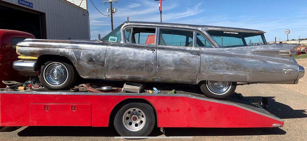 1959 cadillac deville sedan wagon grey rwd automatic wagon deville
