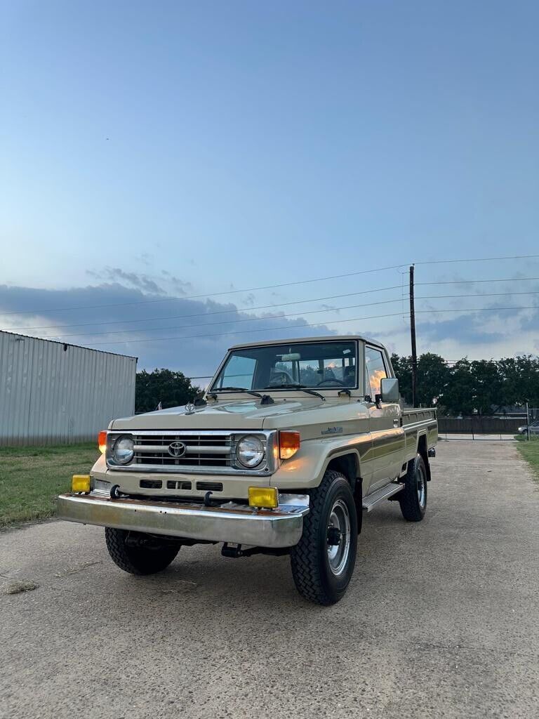 1980 toyota fj cruiser pickup brown 4wd manual fj 75