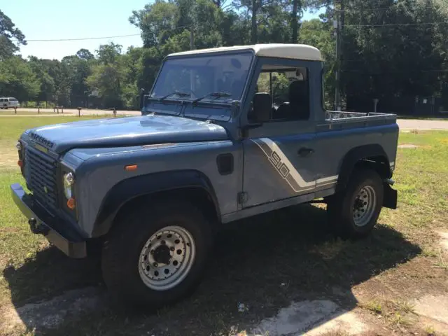 land rover defender 90 - turbo diesel - 1989 original iconic pick up truck