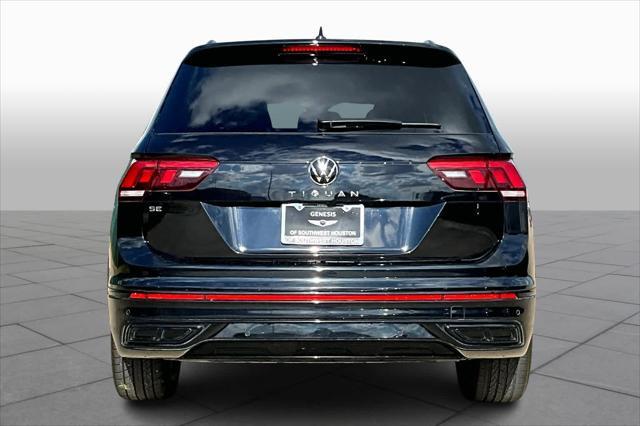 2023 volkswagen tiguan 2.0t se r-line black