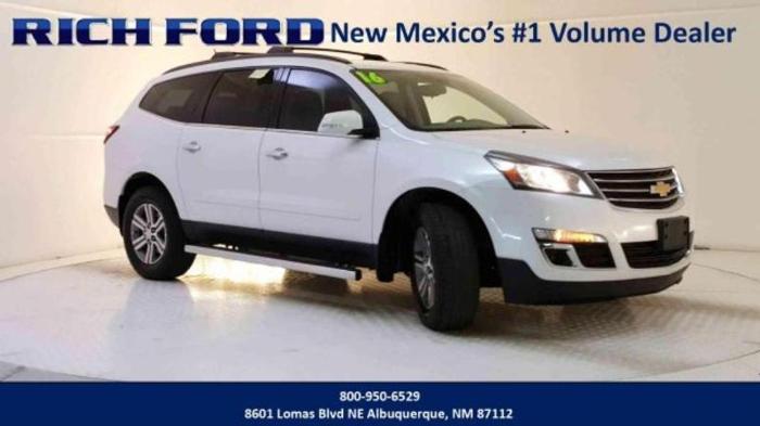 2016 chevrolet traverse lt lt 4dr suv w/1lt for sale in albuquerque, new mexico
