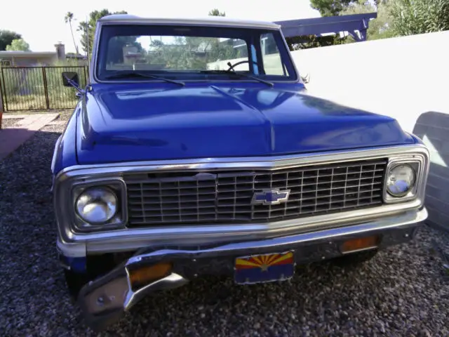 1972 chevrolet cheyenne c20 pickup 5.7l 350