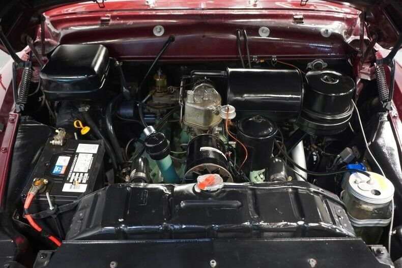 flathead v8 auto hydramatic classic vintage collector suicide doors maroon
