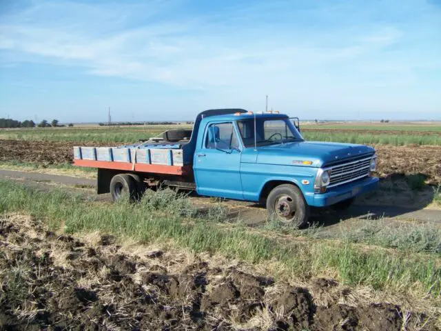 1969 ford f350 with 12 foot flatbed dump