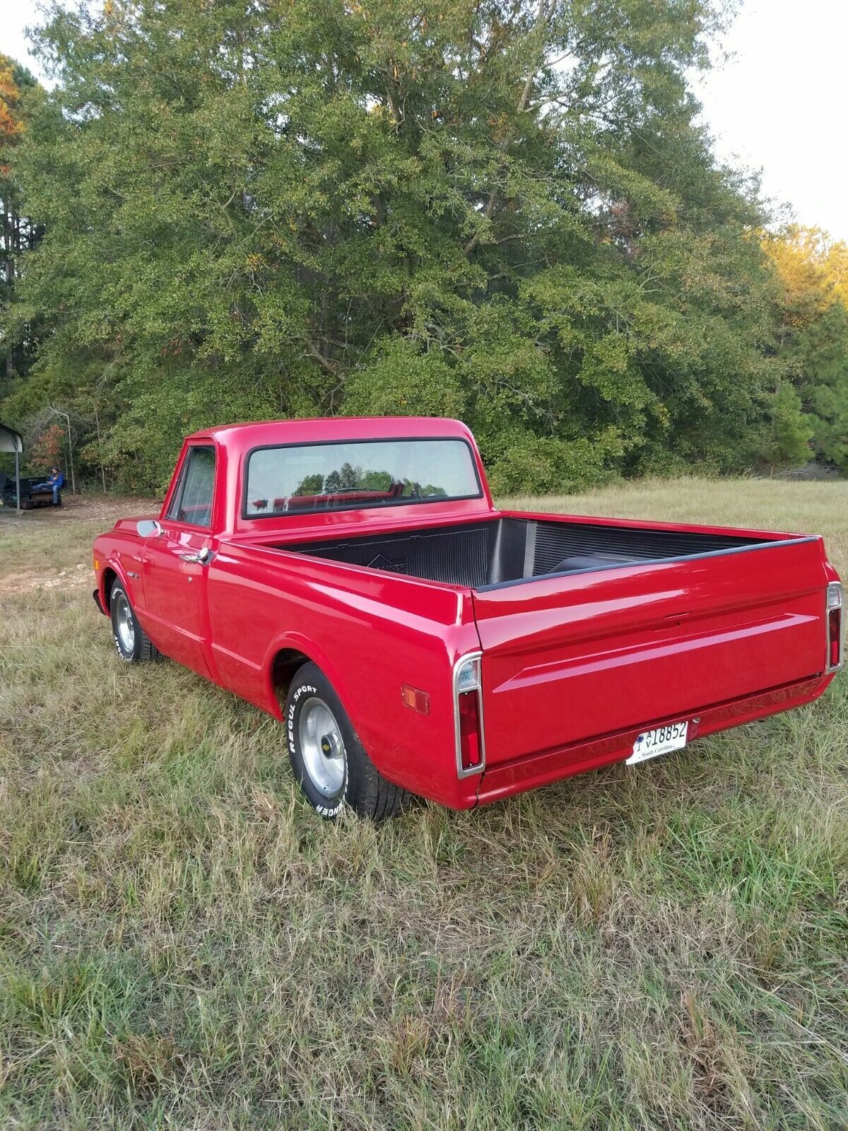 1968 chevrolet c10 pickup truck red pickup truck 350 v8 automatic