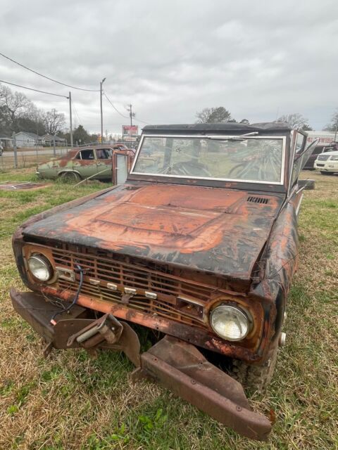 1973 ford bronco wagon orange 4wd manual ranger