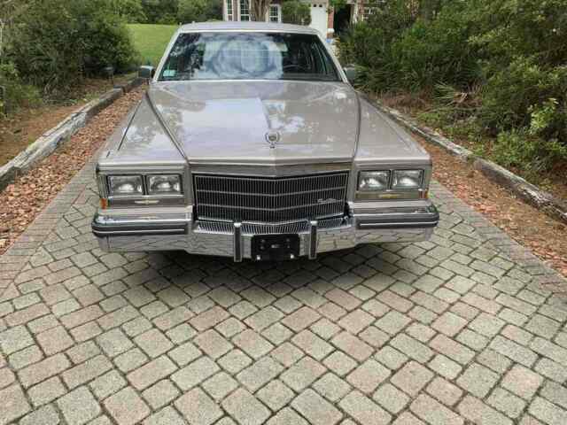 1984 cadillac fleetwood sedan brown rwd automatic brougham