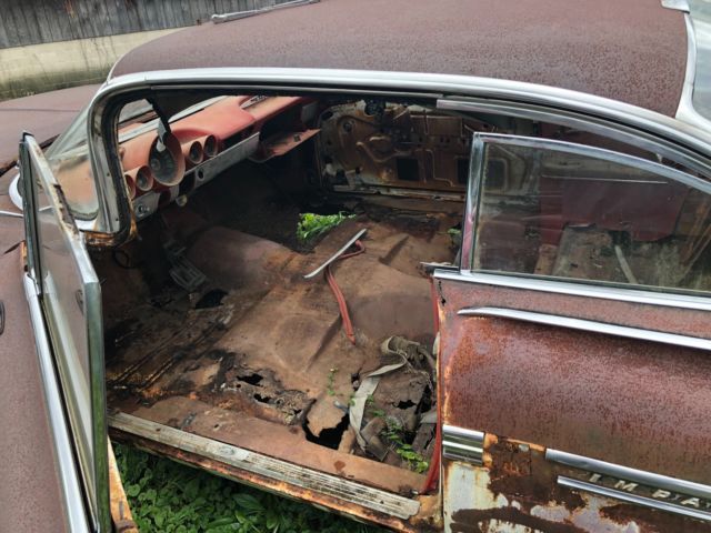 1959 chevy impala bubble top & 1959 4door bel air
