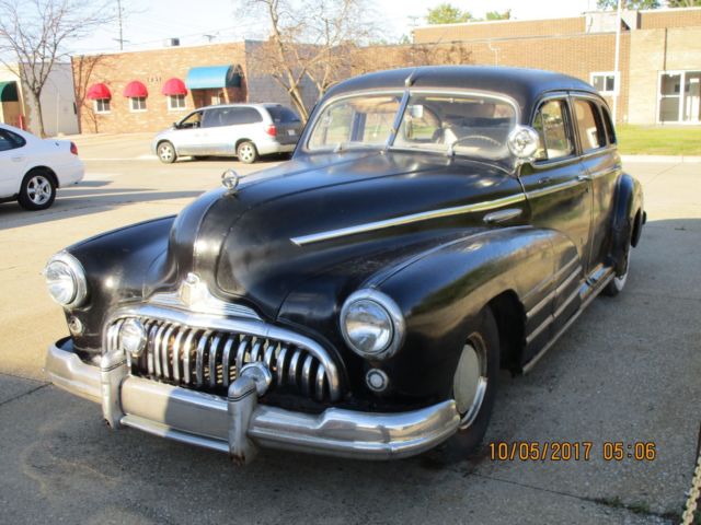 1948 buick roadmaster 4-door - v8 - standard shift