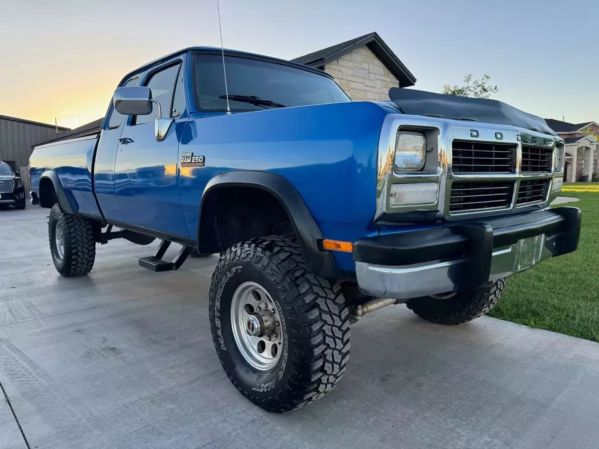1993 w250 club cab 4x4 cummins diesel low miles 1 owner 5 speed 1st gen