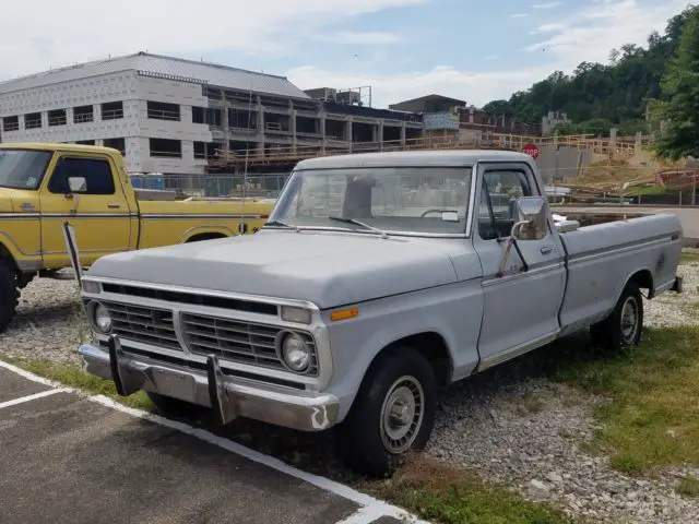 1973 ford f-100 ranger pickup truck, manual transmission, runs and drives
