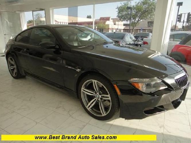 obo 2007 bmw m6 coupe v10 jet black low miles 59k clean title in glendale, ca