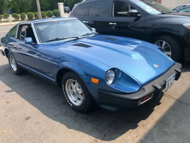 1981 datsun 280 zx 2 seats coupe blue rwd manual
