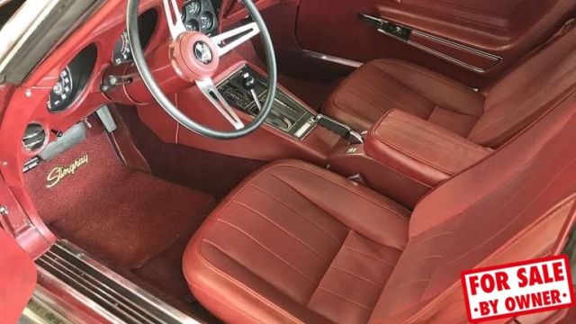 1974 chevy corvette l-82 v8 auto trans t-tops 28k original miles & paint c84257