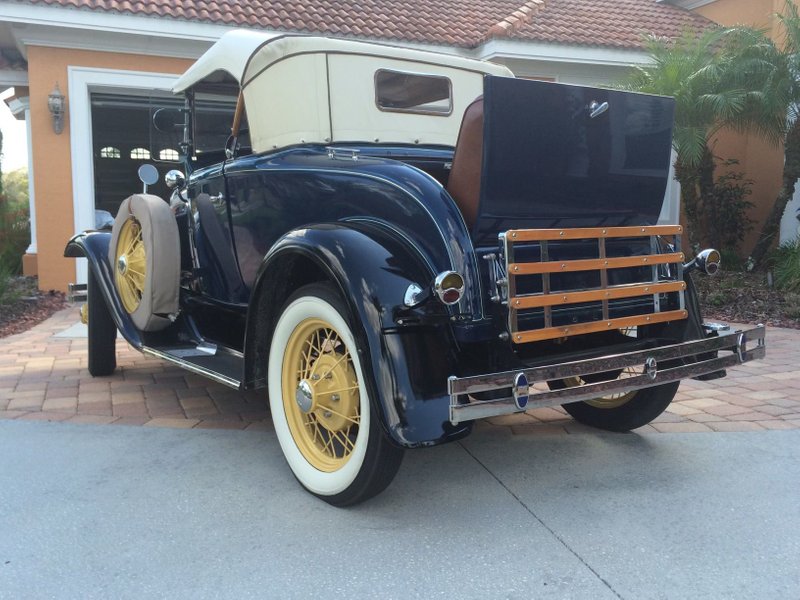 ford model a rumble seat roadster