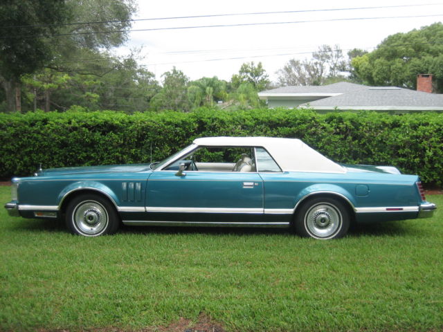 1979 lincoln mark v low mileage, carriage top