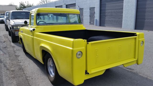1960 f100 big back window hot rod
