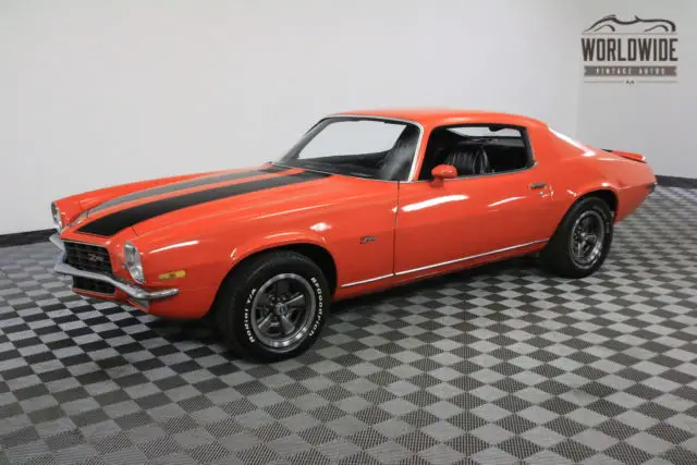 1973 orange restored z28 tribute hugger orange paint!