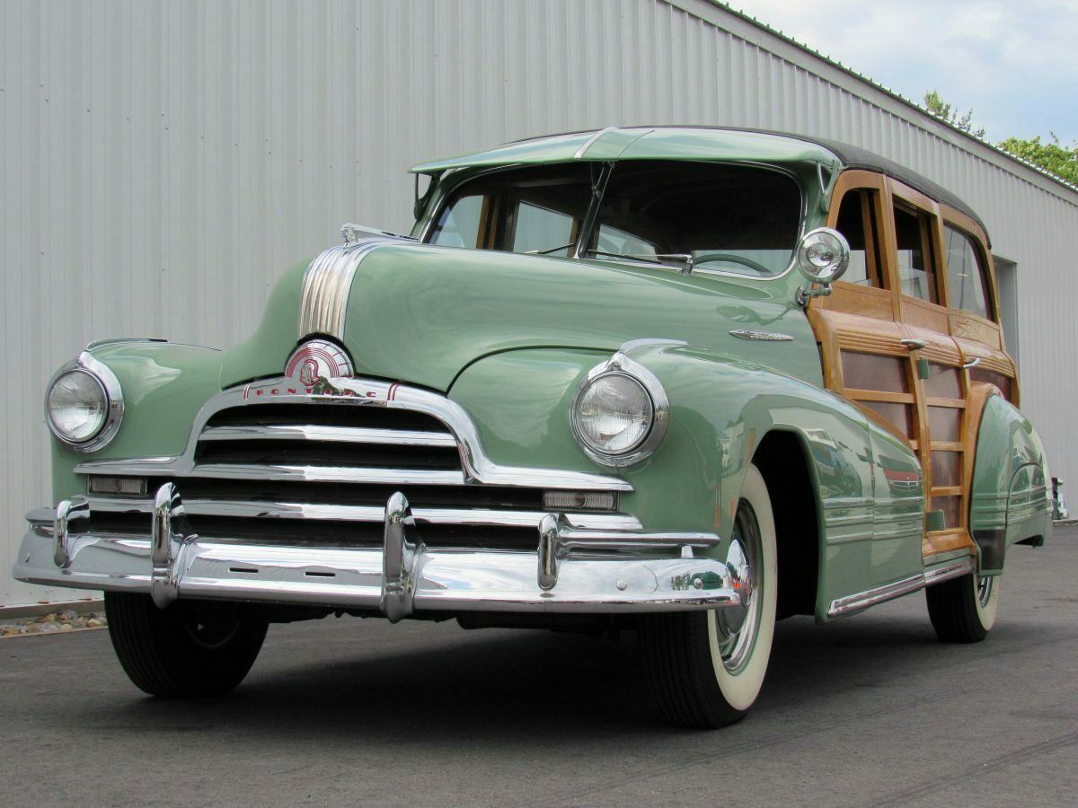 1947 pontiac streamliner woody wagon/restored totally