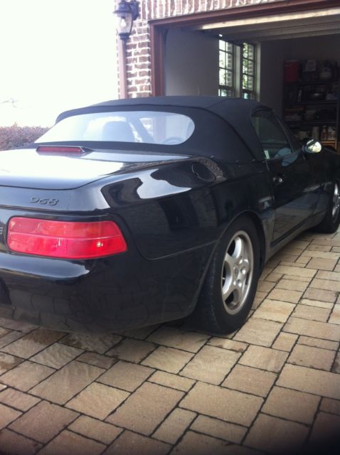 1993 porsche 968 convertible | black-black | 6 speed (low reserve)