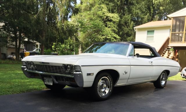 1968 chevrolet impala convertible, 11k miles on rebullt 327/275