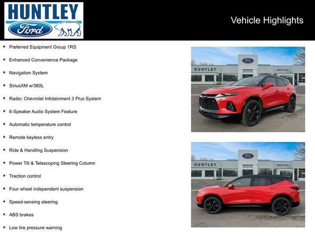 2022 chevrolet blazer rs