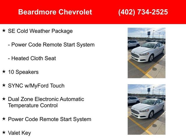 2016 ford fusion se