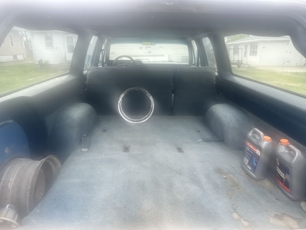 1986 chevrolet k10 suburban suv blue k10