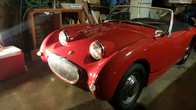 1960 austin healey bug eye sprite great paint job , new rings , new interrior