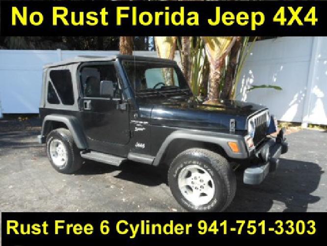 rust free 1999 jeep wrangler 4x4 in bradenton, fl