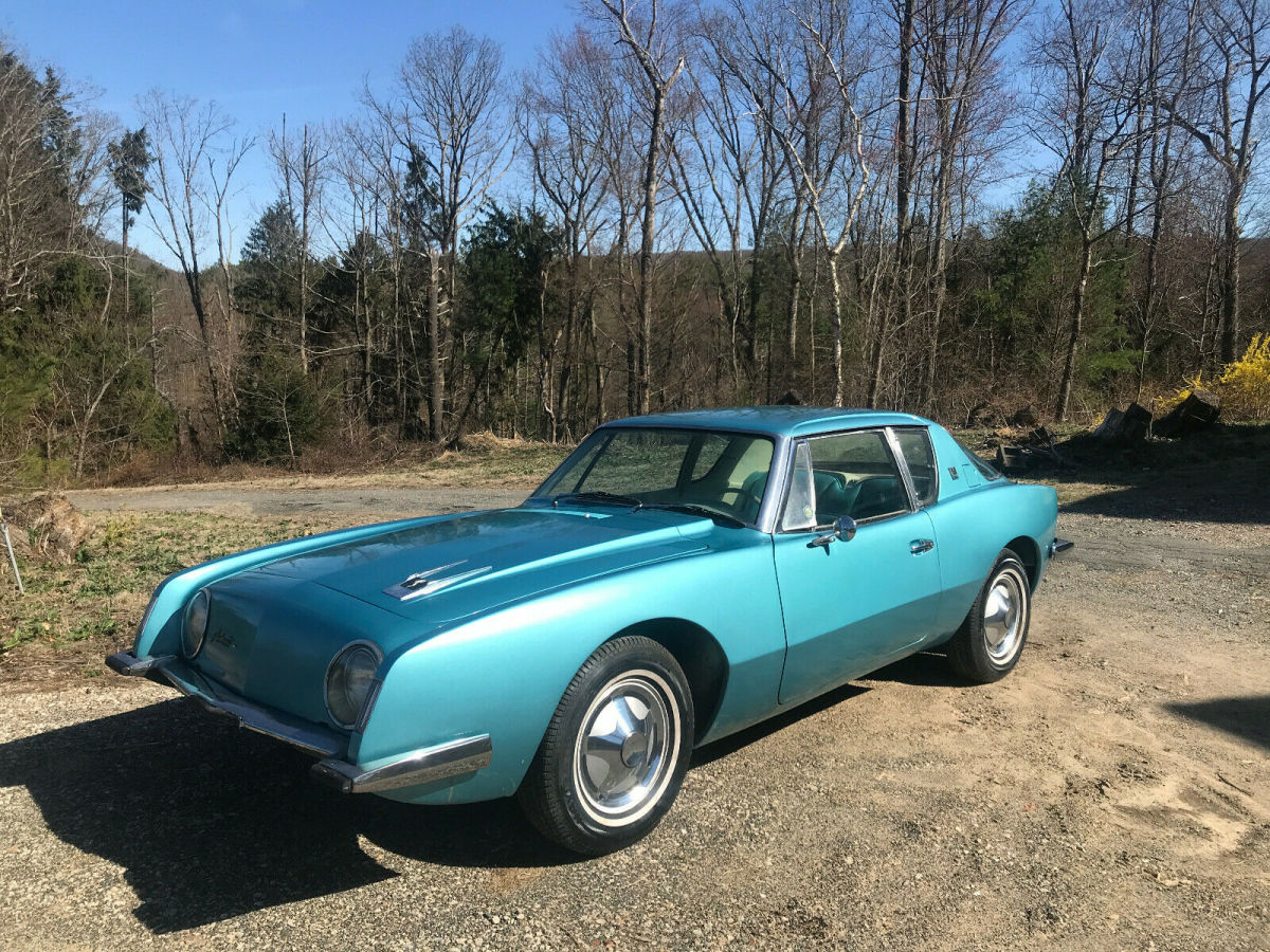 1963 studebaker avanti four speed beautiful turquose grand tourer