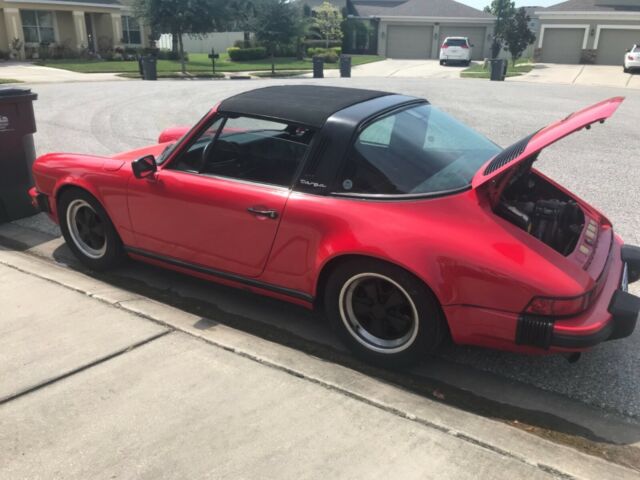 1986 porsche 911 carrera targa 3.2l