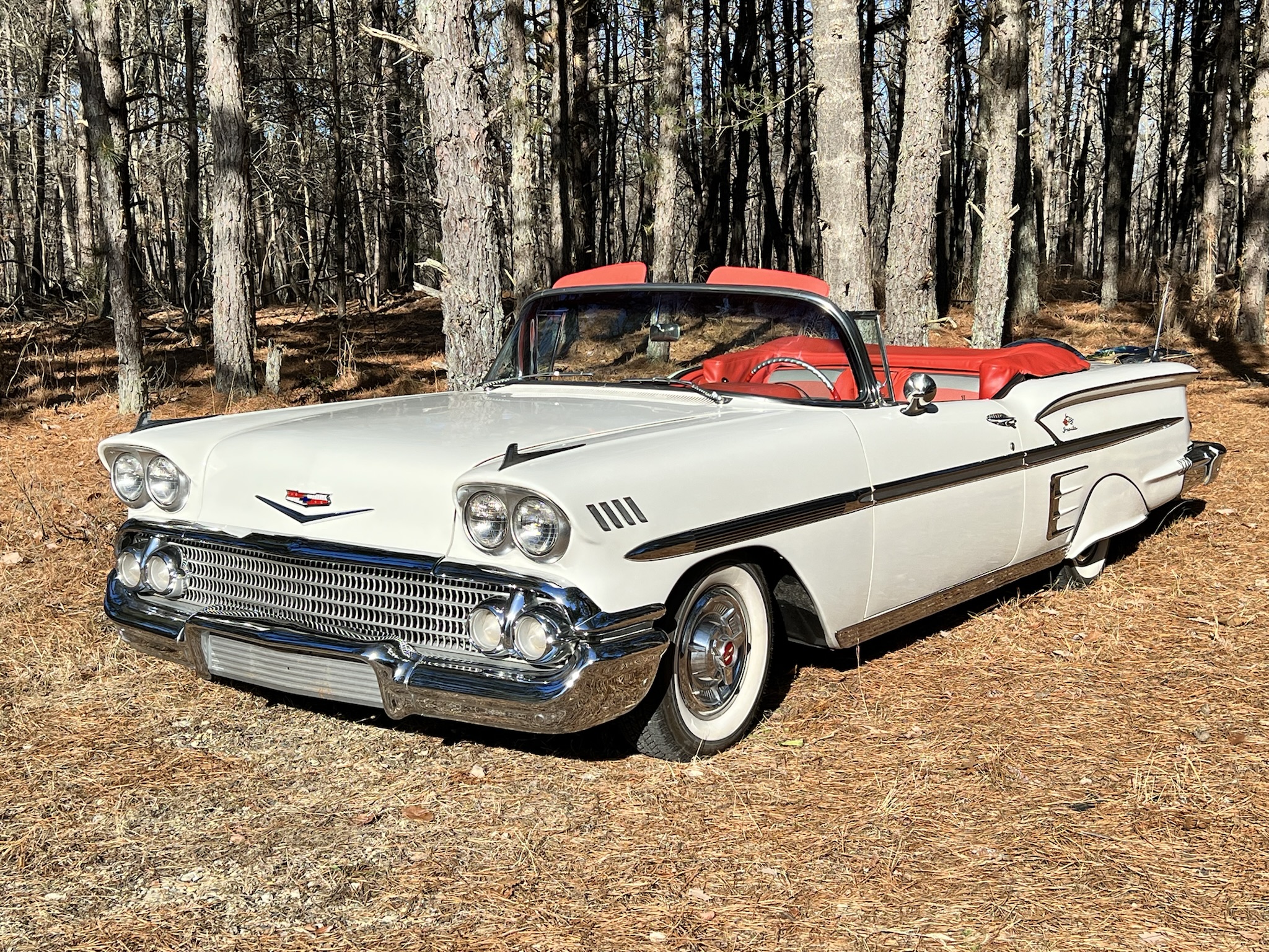 1958 chevrolet impala convertible tri-power