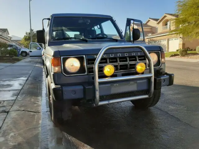 1992 turbo diesel pajero / montero imported from korea = hyundai galloper exceed