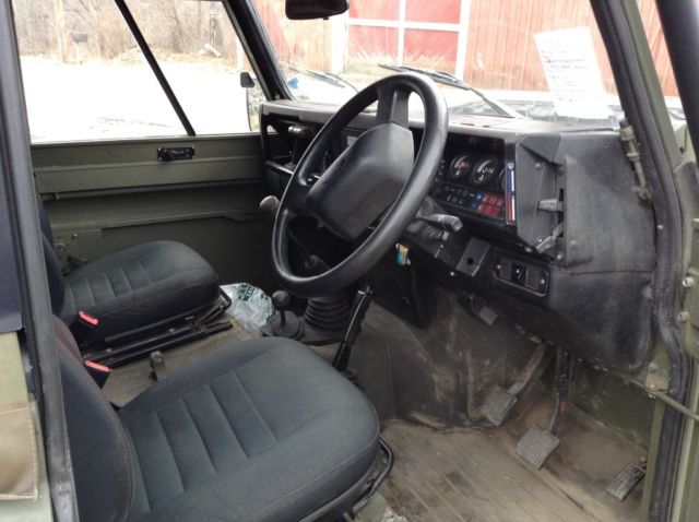 1985 land rover defender 110 soft top (military)
