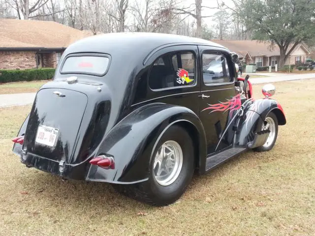 1949 anglia,565 bbc,871 supercharger,turbo 400,winters quick change, 22" mickeys