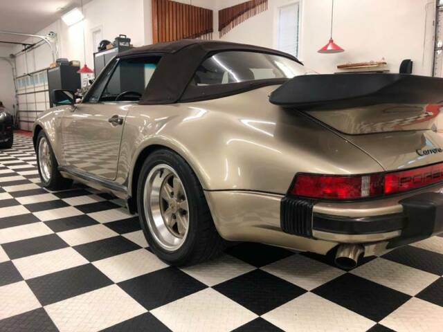 1985 porsche 911 carrera 2dr convertible 44809 miles gold convertible 3.2l h6 ma