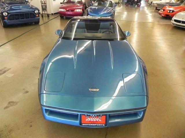 1987 chevrolet corvette base 2dr convertible 77789 miles blue convertible 5.7l v