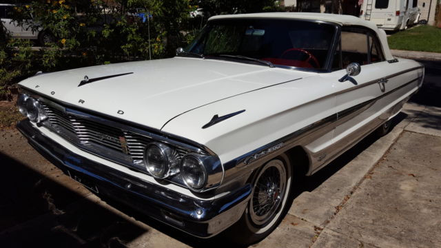 1964 ford galaxie 500xl convertible classic white