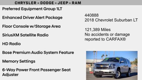 2018 chevrolet suburban lt
