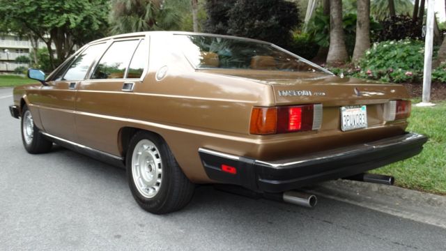 1982 maserati quattroporte european luxury sedan rare and hard to find maserati