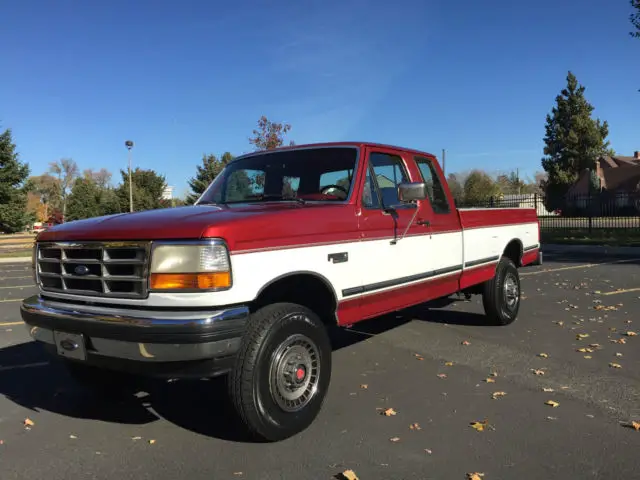 1992 ford f-250 xlt extended cab 4x4 with only 72.000 actual miles