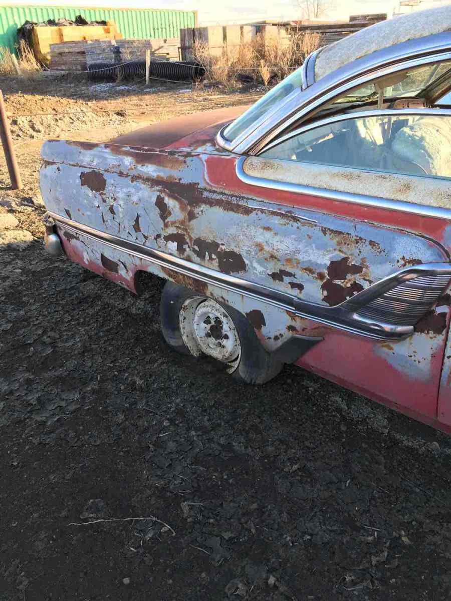 1955 mercury montclair red rwd automatic 2 dr hardtop