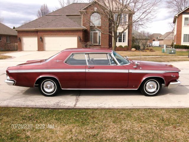 beautiful rare 1964 300 two door coupe - 66,206 actual miles - numbers matching