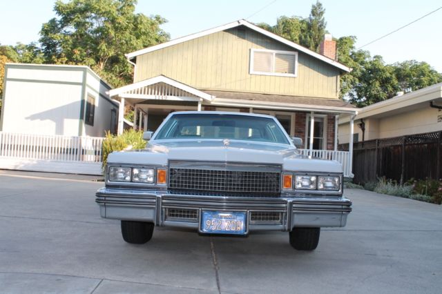 1979 cadillac coupe de ville, original paint, blue plate california car