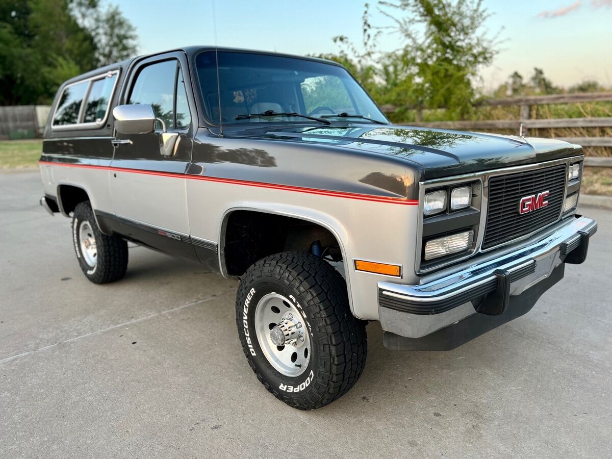 1991 gmc jimmy suv grey 4wd automatic v15