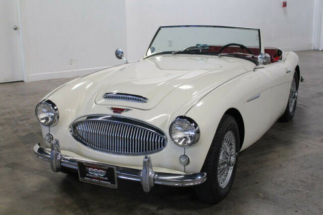 1962 austin healey 3000 26727 miles white roadster