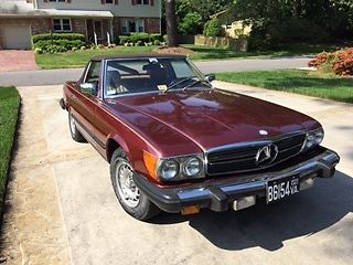 1985 mb 380sl convertible soft/hard top